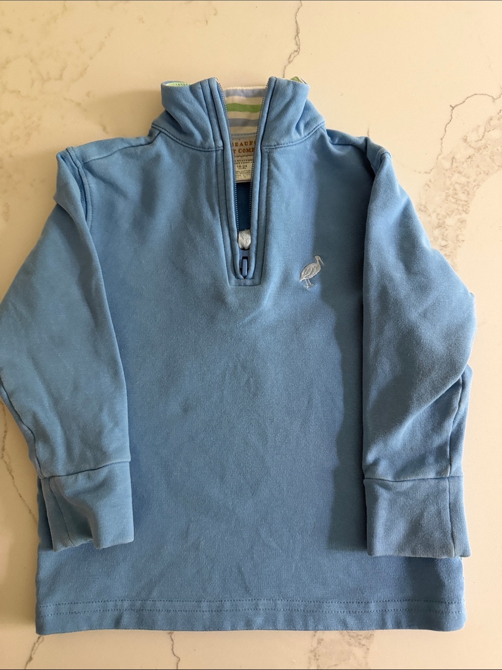 TBBC Hayword Half-Zip Blue sz 18-24 months